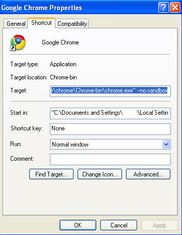 exe file opener for chrome