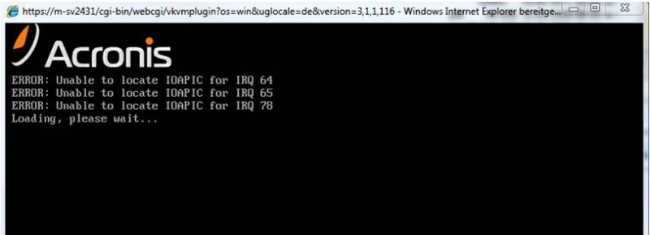 ERROR: Unable to locate IOAPIC for IRQ 64 ERROR: Unable to locate IOAPIC for IRQ 65 ERROR: Unable to locate IOAPIC for IRQ 78