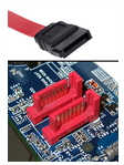 ribbon cable used in IDE drives.