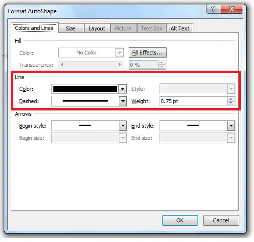 how to insert horizontal lines in word 2007