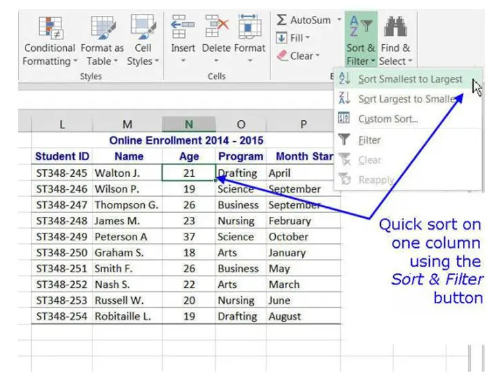 How To Sort Something By Date In Excel