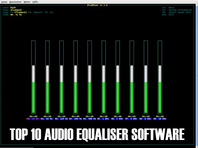majoor erectie Kort leven Top 10 Audio Equalizer Software - Techyv.com