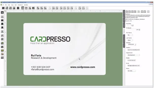cardpresso design software