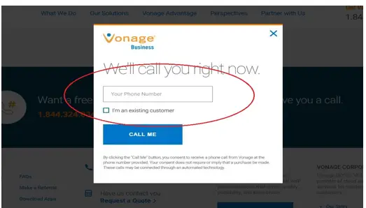 vonage virtual phone number