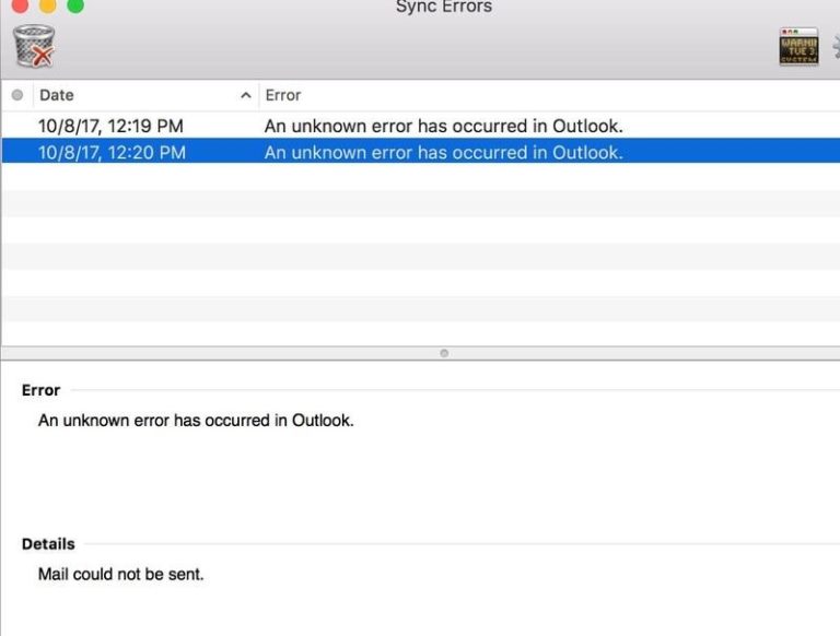 Fixed: Error Code 17884 Outlook Mac - Techyv.com