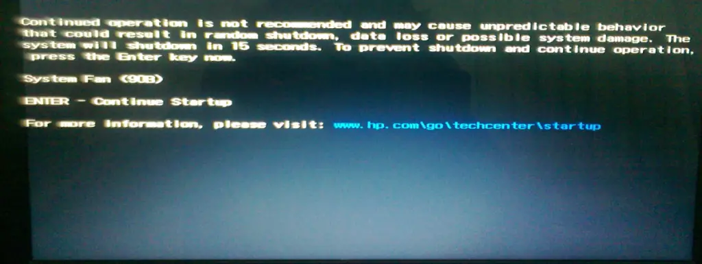 Error 'fan 90b' Occurred While Working On My Laptop - Techyv.com