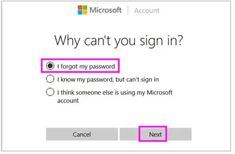 i changed my microsoft account password and i still cannot log in