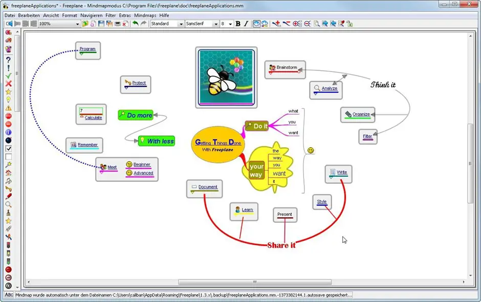 free mind mapping software with autonumber