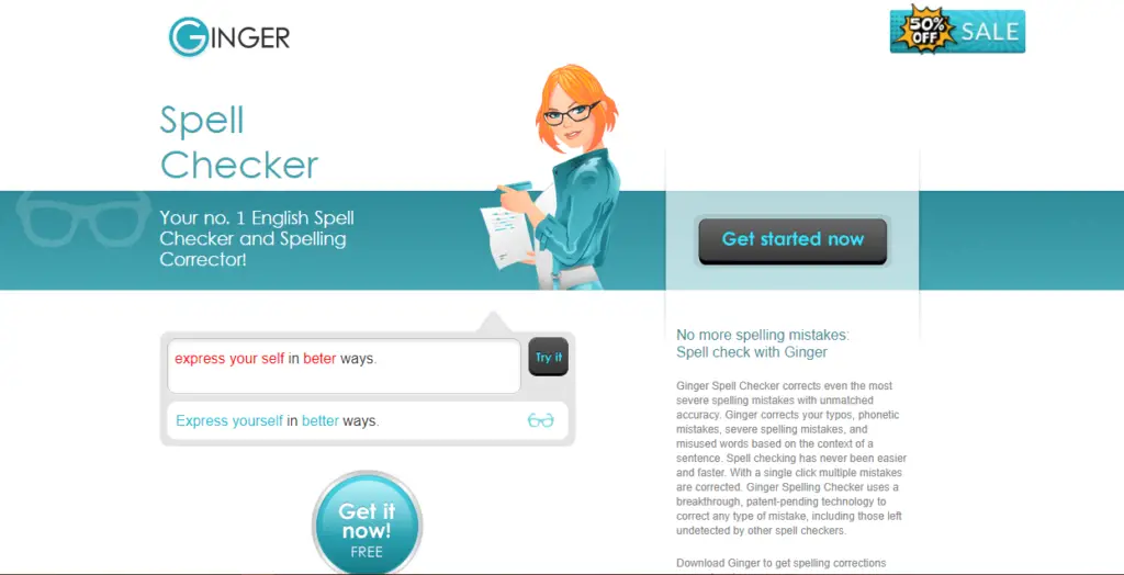 ginger grammar checker free download