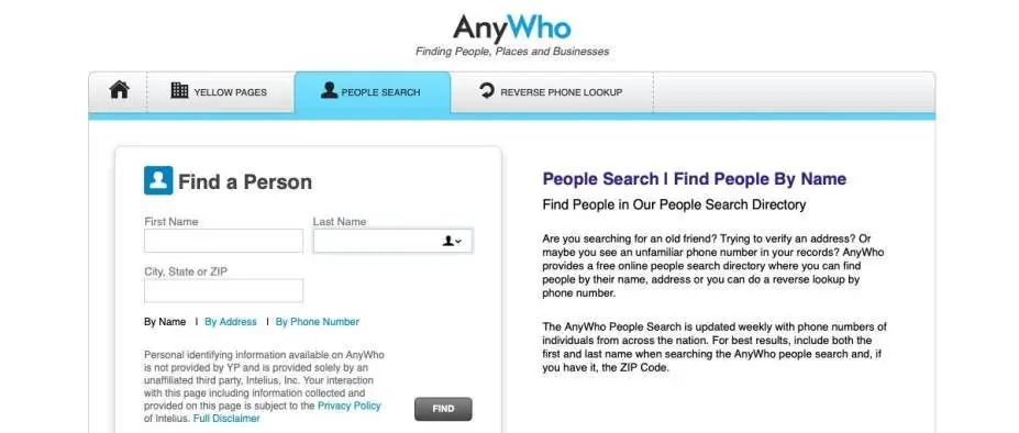 find peoples address by phone number for free