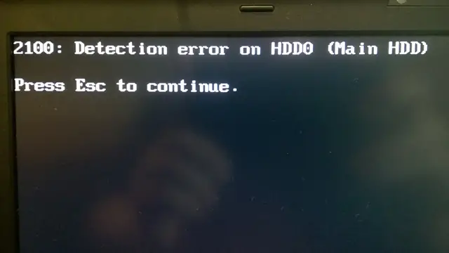 Lenovo ThinkPad Detection Error On Hdd0  Techyv.com