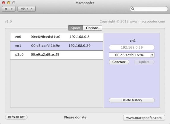 free download mac changer software