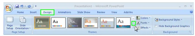 how to create a powerpoint presentation 2007