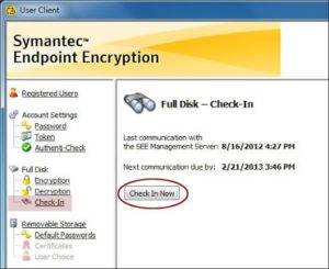 symantec encryption desktop crashs disk