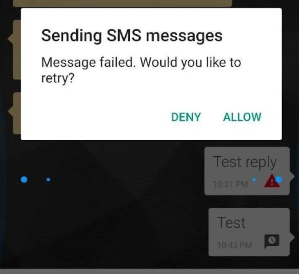 Unable To Send Text Messages - Techyv.com