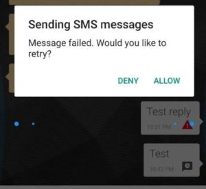 unable to send regular text messages iphone