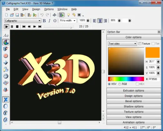 3d text animation creator online free