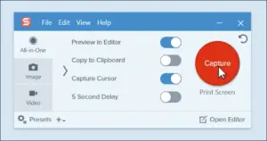 how to upgrade snagit 12