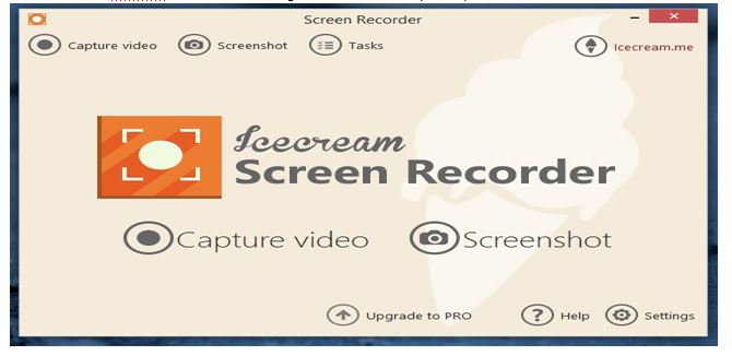 icecream screen recorder making clicking noises