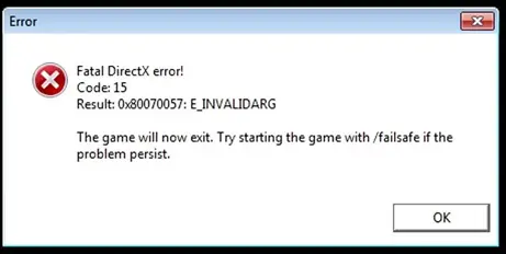 Just cause 4 ошибка direct3d error code 34