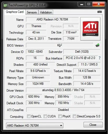 Updated Version Of AMD Radeon HD 7670M 
