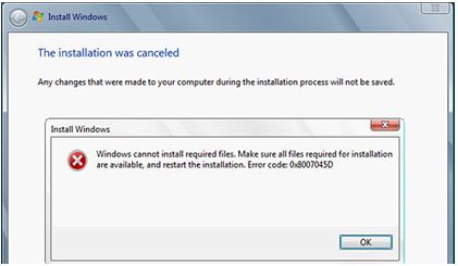 error code 0x8007000d windows 10 update error