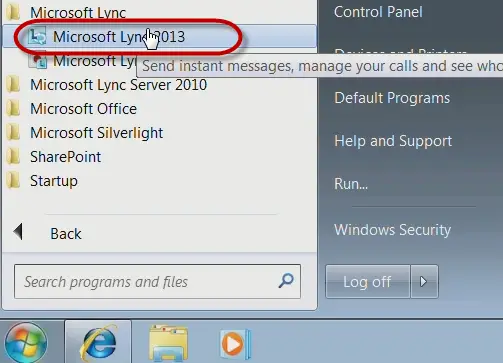 Как удалить lync с компьютера windows 7