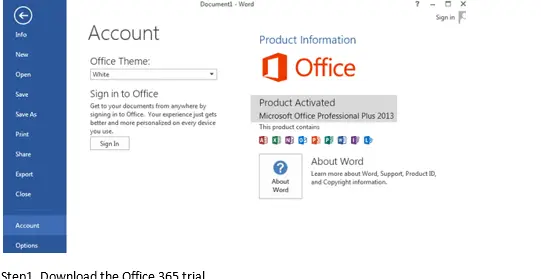 Download Microsoft Office Trial Pack Online - Techyv.com