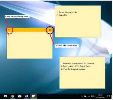 Using Sticky Notes In Windows 10 - Techyv.com