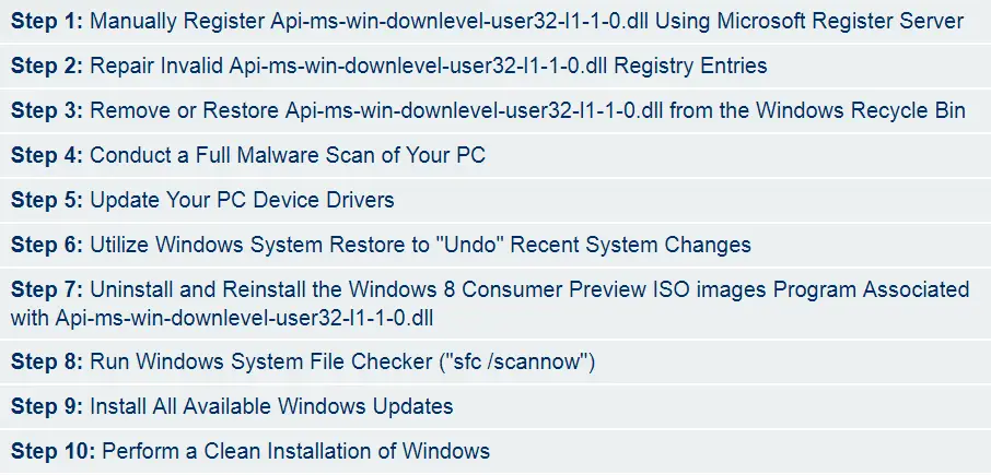 Api ms win downlevel shlwapi l1 1 0 dll отсутствует как исправить