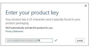 product key