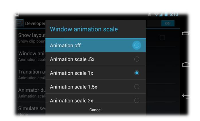 Windows animation scale что это