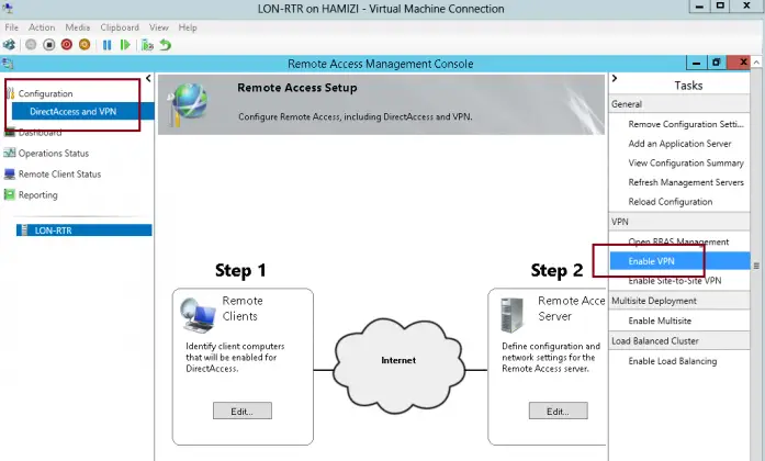 Windows server 2012 r2 настройка vpn server