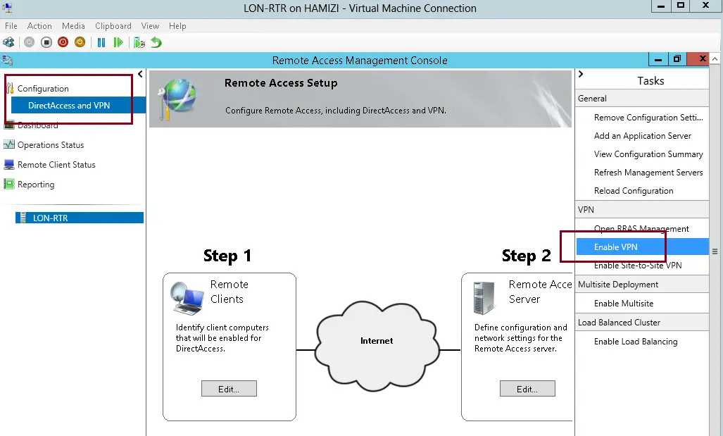 Настройка direct access и vpn в windows 2012 r2