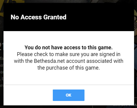 Fallout 76 No Access Granted