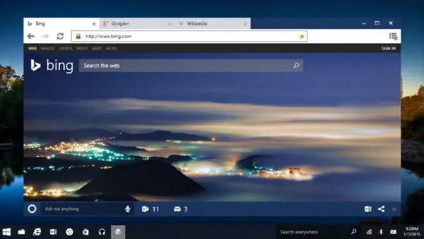 The Microsoft Spartan Browser for windows 10 - Techyv.com