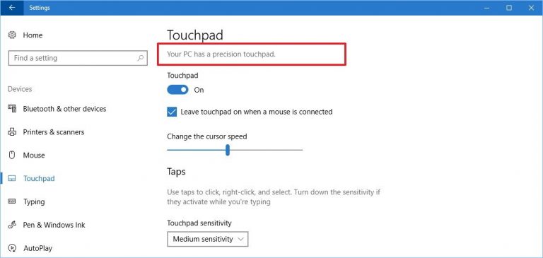 Windows 10 Creators Update: How To Customize Precision Touchpad ...