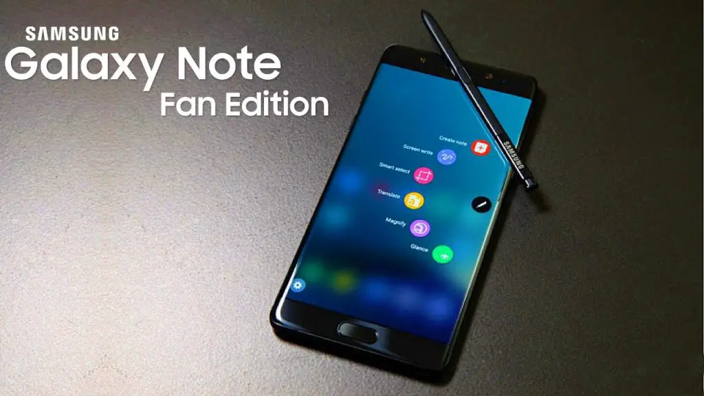 samsung note 7 note fan edition