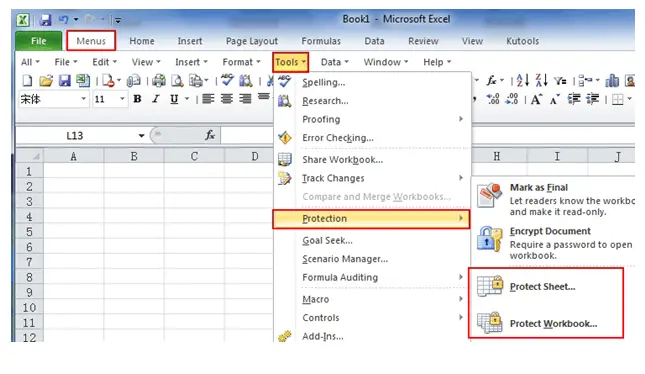 Lock the document in Microsoft office excel user. - Techyv.com