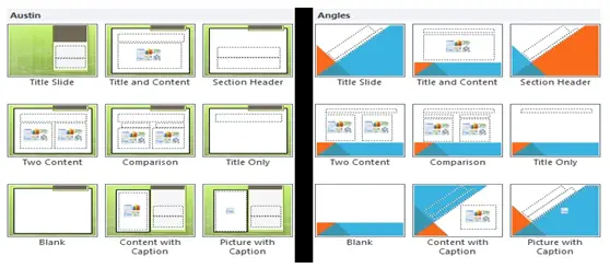 List of Themes for MS PowerPoint 2010. - Techyv.com