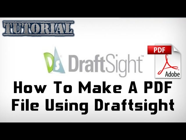 draftsight import pdf